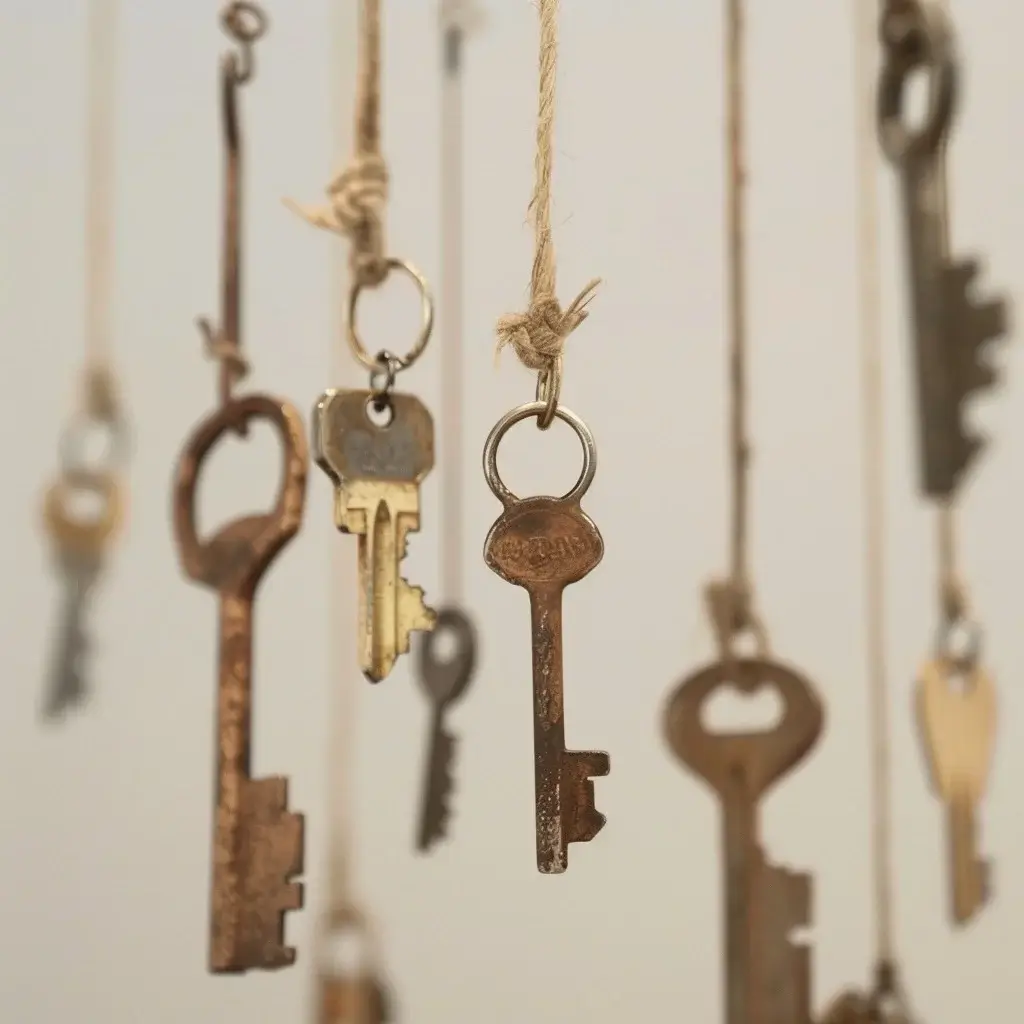 Hängende Schlüssel